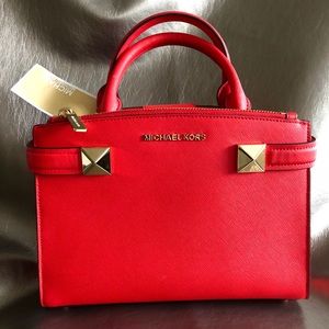 SOLD Michael Korc Karla satchel crossbody bag